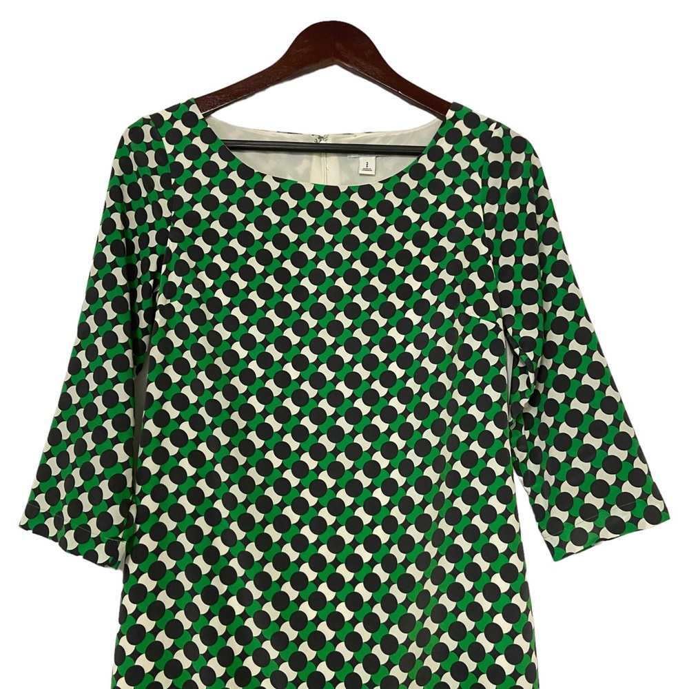 Shift Dress Womens Old Navy Polka Dot Dress Green - Picture 10 of 16